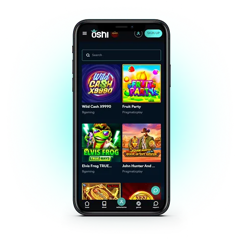 Oshi Casino Desktop